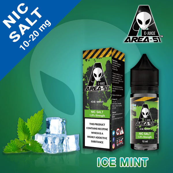 Ice Mint by Area 51 Nic Salts-ManchesterVapeMan