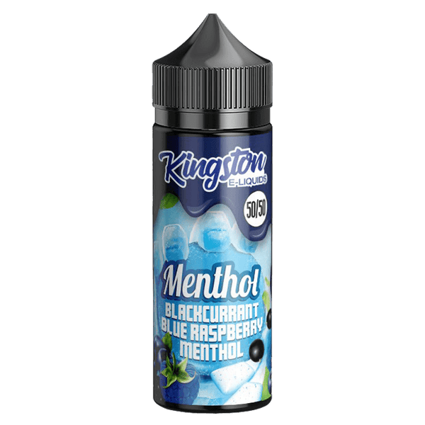 Blackcurrant Blue Raspberry Menthol 50/50 by Kingston E-Liquid