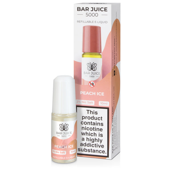 Peach Ice Nic Salt - Bar Juice 5000