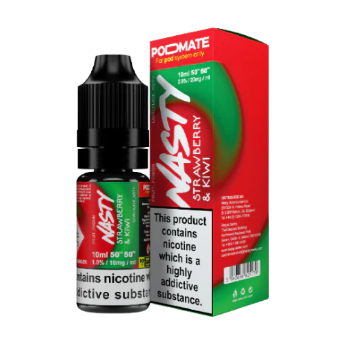 Strawberry Kiwi Nic Salt by Nasty Juice Podmate