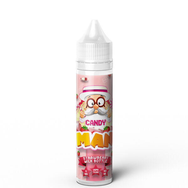 Strawberry Milk Bottle by Candy Man-ManchesterVapeMan
