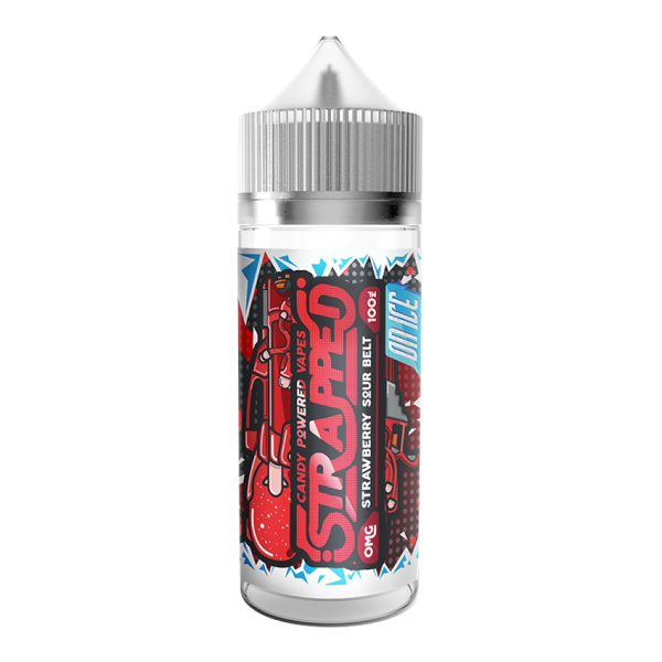 Strawberry Sour Belts On Ice by Strapped-ManchesterVapeMan