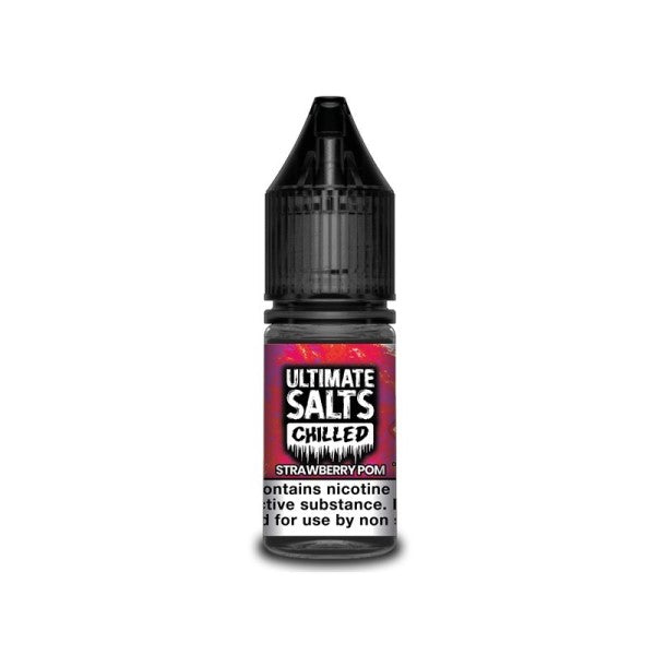 Strawberry Pom Chlled By Ultimate Salts-ManchesterVapeMan