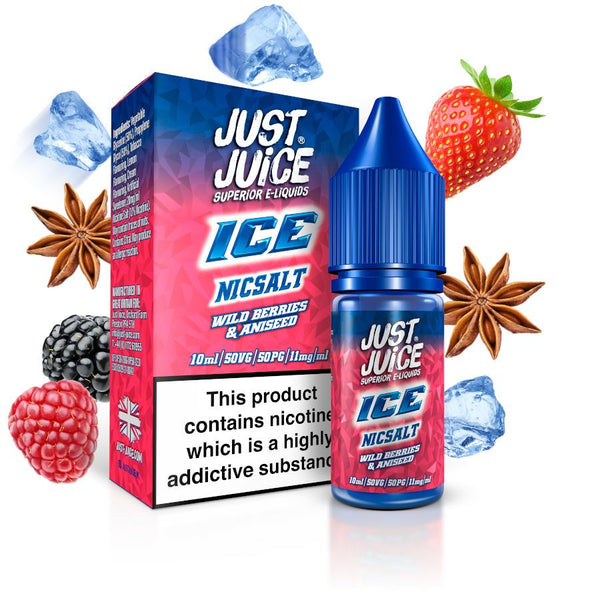 WILD BERRIES & ANISEED ICE NIC SALT by JUST juice