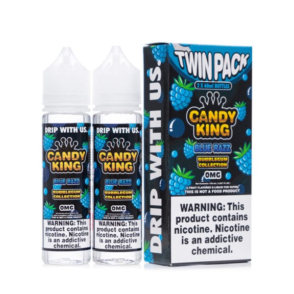 Bubblegum Collection Blue Razz By Candy King-ManchesterVapeMan