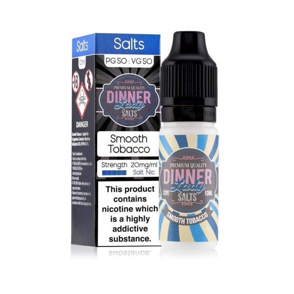 Smooth Tobacco Nic Salt by Dinner Lady-ManchesterVapeMan