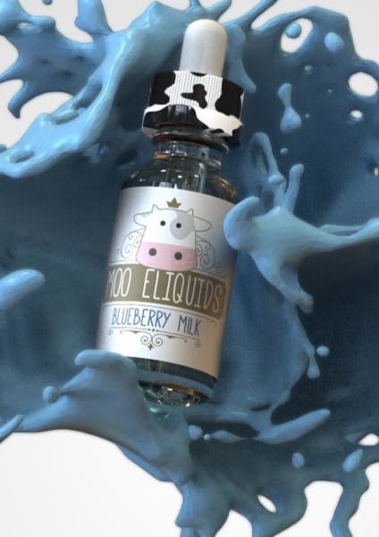 Moo E-Liquid Blueberry Milk 60ml-ManchesterVapeMan